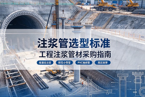 泰安注浆管选型标准