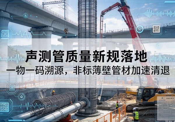 泰安声测管质量新规落地，一物一码溯源，非标薄壁管材加速清退
